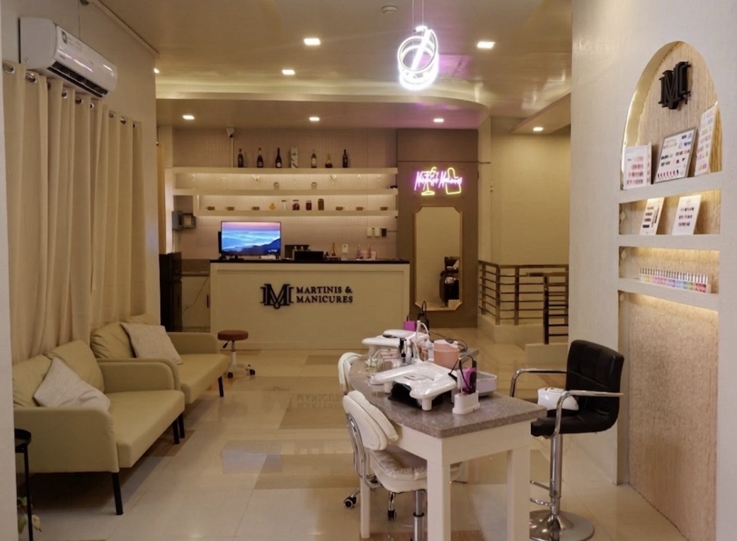 Main salon and manicure area